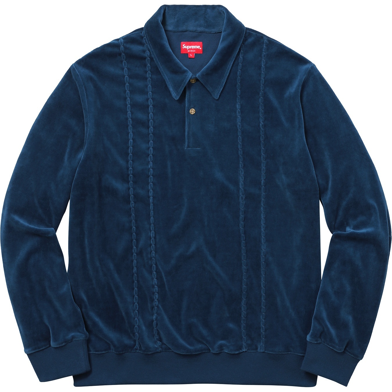 Velour L/S Polo view 6